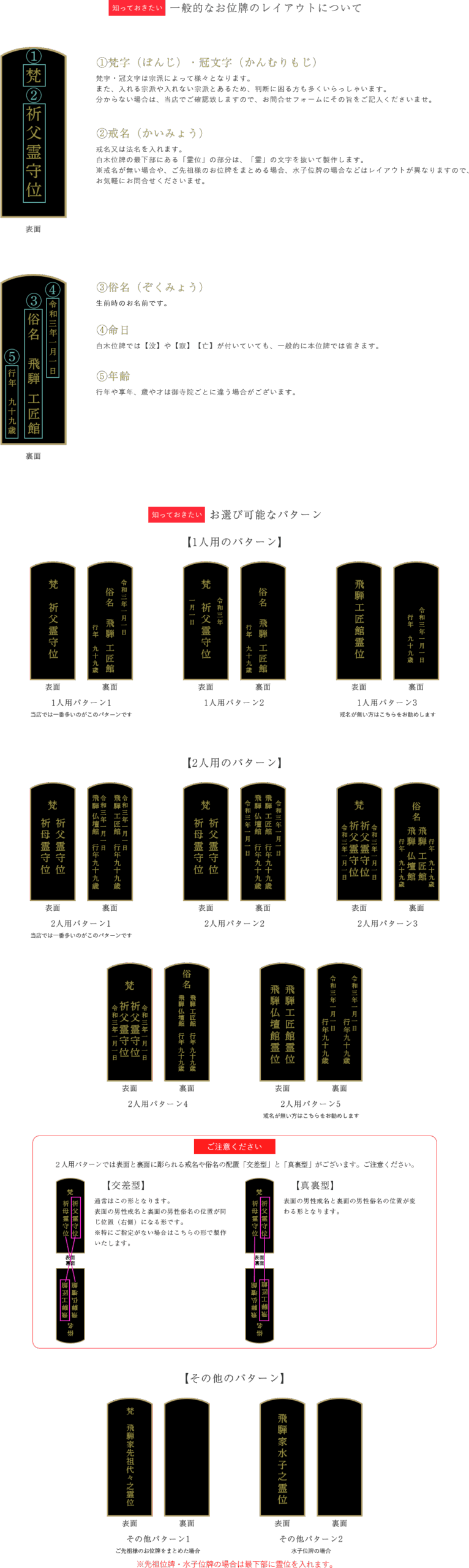 文字彫りについて